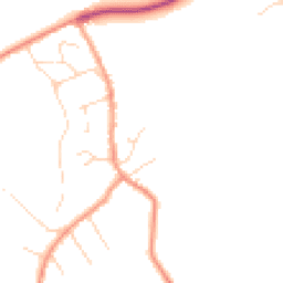 Daytime road noise heatmap for LE12 8SD