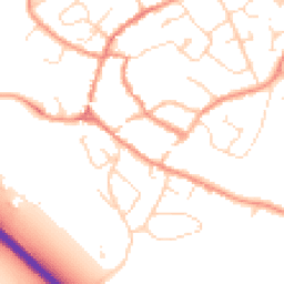 Daytime road noise heatmap for LE12 8US