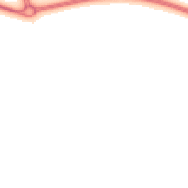 Night-time road noise heatmap for LE12 8UX