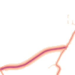 Daytime road noise heatmap for LE12 8WD