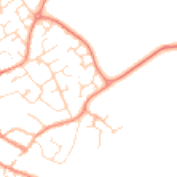 Daytime road noise heatmap for LE12 8XL