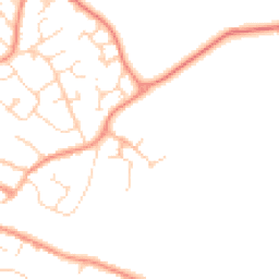 Daytime road noise heatmap for LE12 8YJ