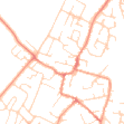 Daytime road noise heatmap for LE12 9AD