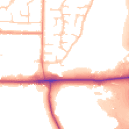 Daytime road noise heatmap for LE12 9BG