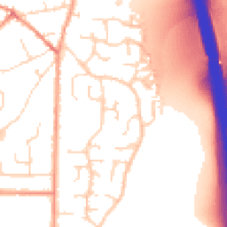 Daytime road noise heatmap for LE12 9ED