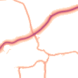 Daytime road noise heatmap for LE12 9FR