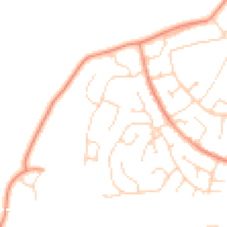 Daytime road noise heatmap for LE12 9FT
