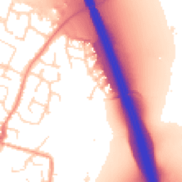 Daytime road noise heatmap for LE12 9FZ