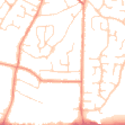 Daytime road noise heatmap for LE12 9HL