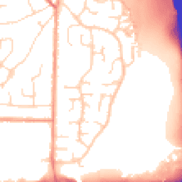 Daytime road noise heatmap for LE12 9JS