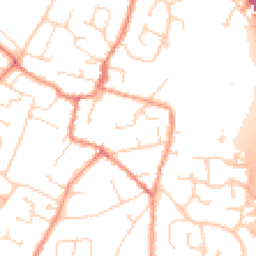 Daytime road noise heatmap for LE12 9RL