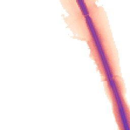 Night-time road noise heatmap for LE12 9SE