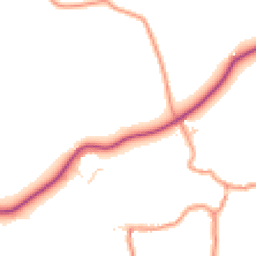 Daytime road noise heatmap for LE12 9SR