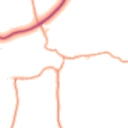 Daytime road noise heatmap for LE12 9SX