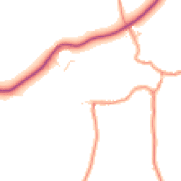 Daytime road noise heatmap for LE12 9TA
