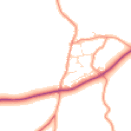 Daytime road noise heatmap for LE12 9TP