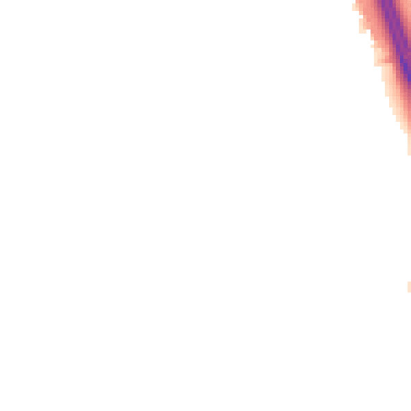 Night-time road noise heatmap for LE12 9UP