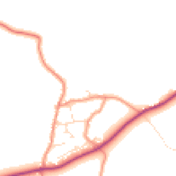 Daytime road noise heatmap for LE12 9XB
