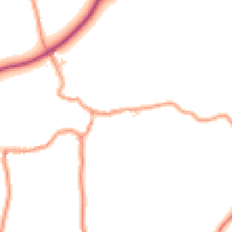 Daytime road noise heatmap for LE12 9XF