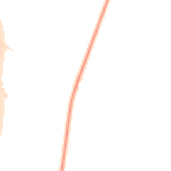 Night-time road noise heatmap for LE12 9XJ