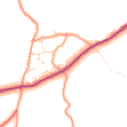 Daytime road noise heatmap for LE12 9XT