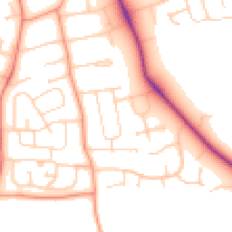 Daytime road noise heatmap for LE13 0AA