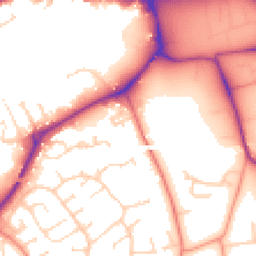 Daytime road noise heatmap for LE13 0AF