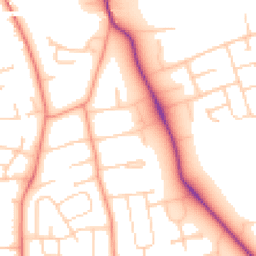 Daytime road noise heatmap for LE13 0AS