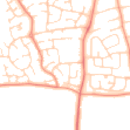 Daytime road noise heatmap for LE13 0AU