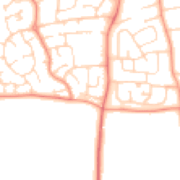 Daytime road noise heatmap for LE13 0BA