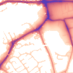 Daytime road noise heatmap for LE13 0BF