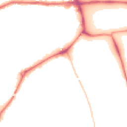 Night-time road noise heatmap for LE13 0BF