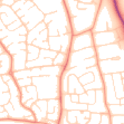 Daytime road noise heatmap for LE13 0BJ