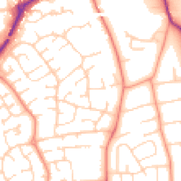 Daytime road noise heatmap for LE13 0BS