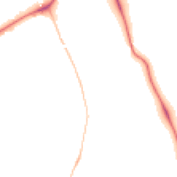 Night-time road noise heatmap for LE13 0BT