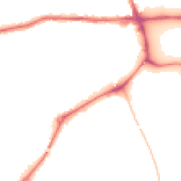 Night-time road noise heatmap for LE13 0DA