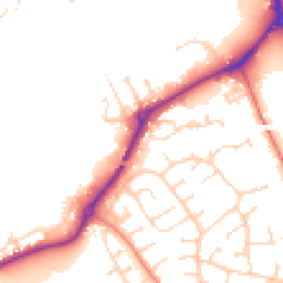 Daytime road noise heatmap for LE13 0GL