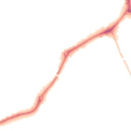 Night-time road noise heatmap for LE13 0GL