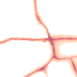 Night-time road noise heatmap for LE13 0HR