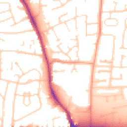Daytime road noise heatmap for LE13 0NF