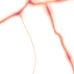 Night-time road noise heatmap for LE13 0RX