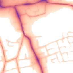Daytime road noise heatmap for LE13 1DH
