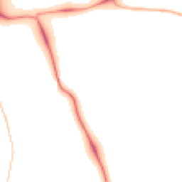 Night-time road noise heatmap for LE13 1DH