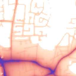 Daytime road noise heatmap for LE13 1UN