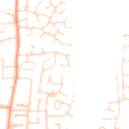 Daytime road noise heatmap for LE13 1UQ