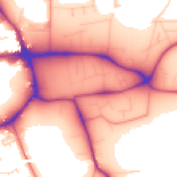 Daytime road noise heatmap for LE13 1XY