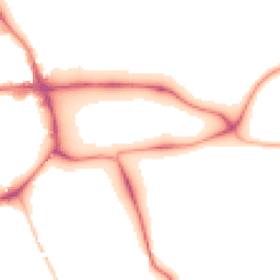 Night-time road noise heatmap for LE13 1XY
