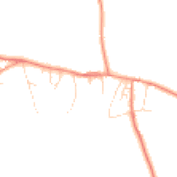 Daytime road noise heatmap for LE14 2AA