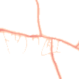 Daytime road noise heatmap for LE14 2AB