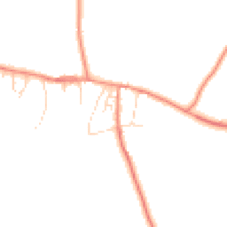 Daytime road noise heatmap for LE14 2AE